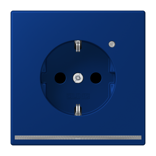 SCHUKO socket with LED pilot light LC432 LC1520-OLNW261 image 1