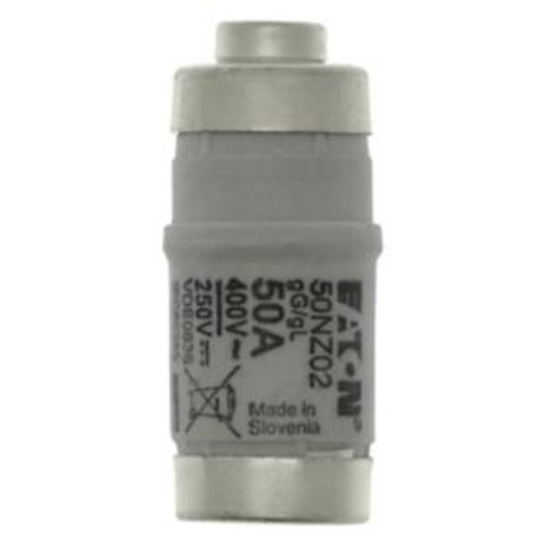 Fuse-link, LV, 50 A, AC 400 V, D02, aR, IEC, ultra rapid image 4