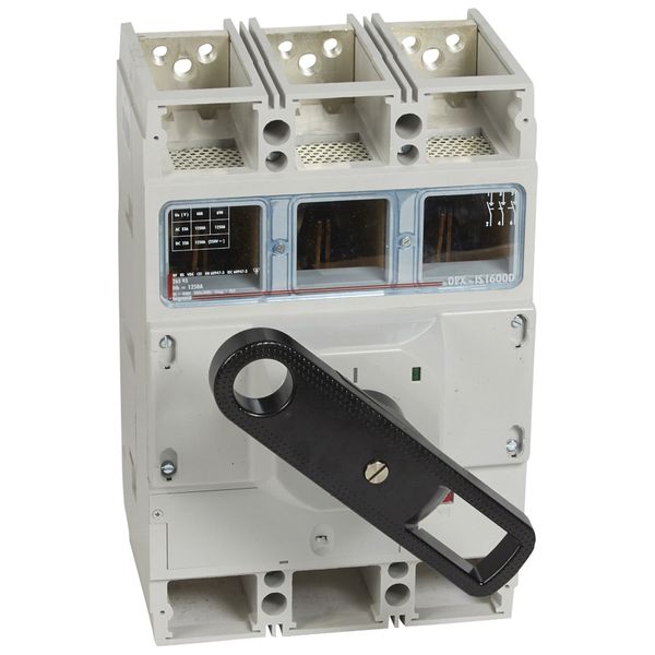 Isolating switch - DPX-IS 1600 with release - 3P - 1250 A - front handle image 1