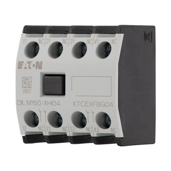 Auxiliary contact module, 4 pole, Ith= 16 A, 4 NC, Front fixing, Screw terminals, DILM40 - DILM170 image 6