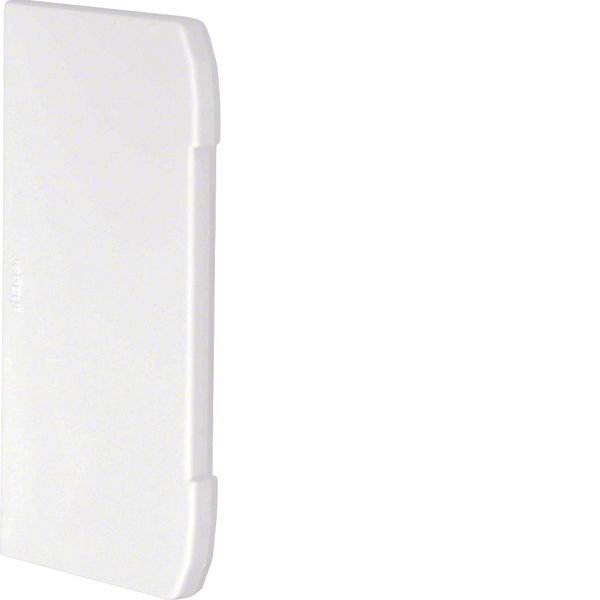 Endcap overlapping for wall trunking BRN 70x130mm of PVC in pure white image 1