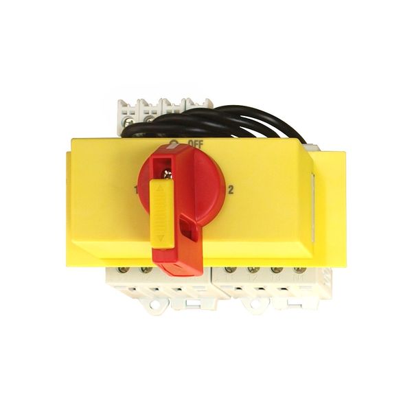 Changeover switch 4-pole, modular, 25A, lockable image 1