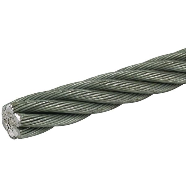 Cable 10mm 42mm² St/gal Zn (114x0.65mm) coil 100m weight approx. 33kg image 1
