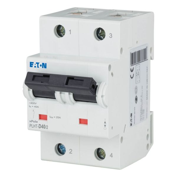 Miniature circuit breaker (MCB), 40A, 2p, D-Char, AC image 4