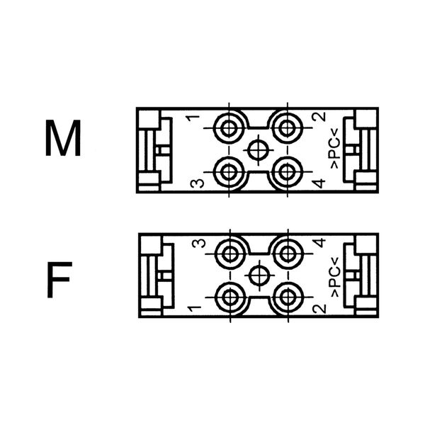 MCS 4 F MALE MODULE image 2