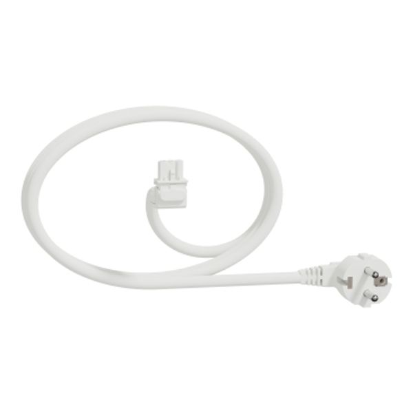 M Unit Cable 3m-2,5mm2-Angled-White image 1