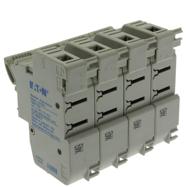 Fuse-holder, low voltage, 50 A, AC 690 V, 14 x 51 mm, 3P + neutral, IEC, with indicator image 4