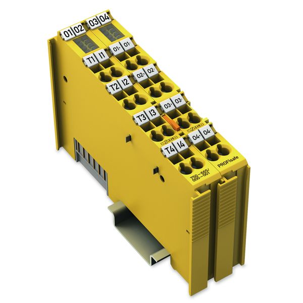 Fail-safe 4/4 channel digital input/output 24 VDC 0.5 A yellow image 1