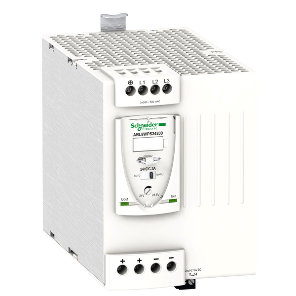 Regulated Switch Power Supply, 3-phase, 380..500V AC, 24V, 20 A image 4