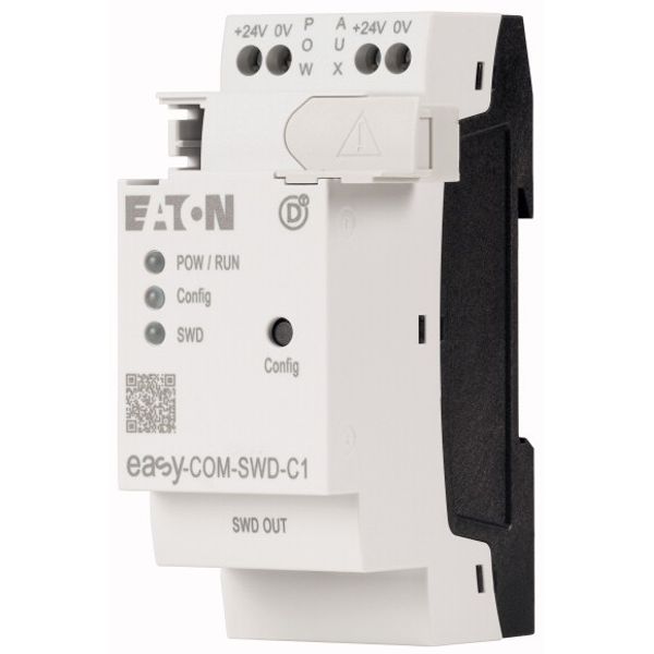 Communication module for connecting the easy control relay as SWD coordinator in SmartWire-DT applications, screw terminal image 2