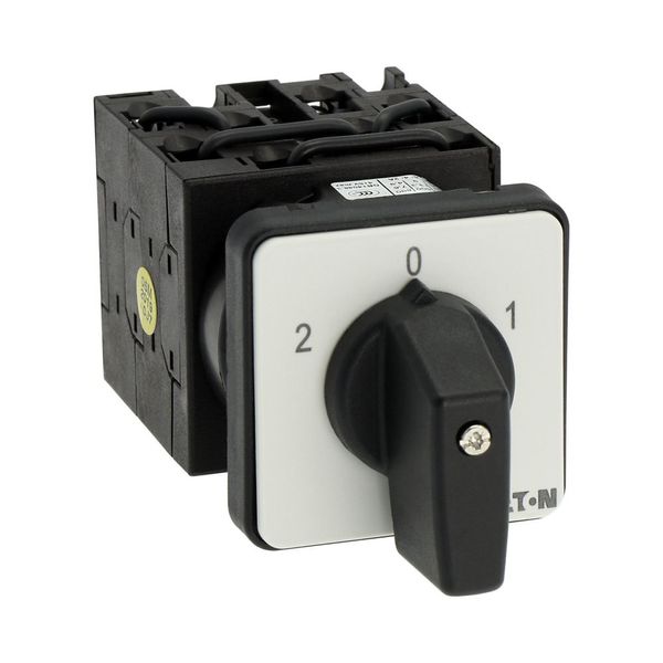 Multi-speed switches, T0, 20 A, flush mounting, 4 contact unit(s), Contacts: 8, 60 °, maintained, With 0 (Off) position, 2-0-1, Design number 5 image 31