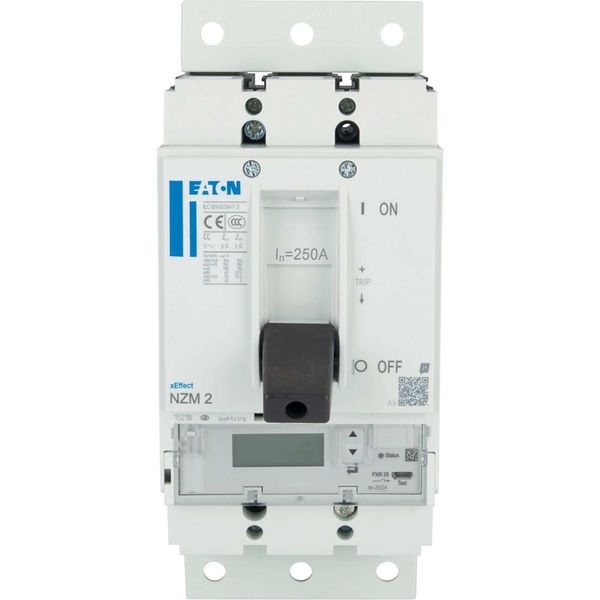 NZM2 PXR25 circuit breaker - integrated energy measurement class 1, 250A, 3p, Screw terminal, plug-in technology image 8