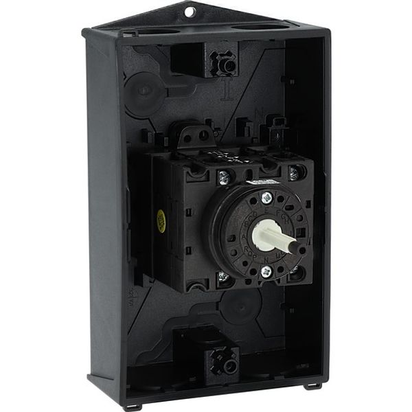 Main switch, T3, 32 A, surface mounting, 3 contact unit(s), 3 pole, 2 N/O, 1 N/C, STOP function, With black rotary handle and locking ring, Lockable i image 14