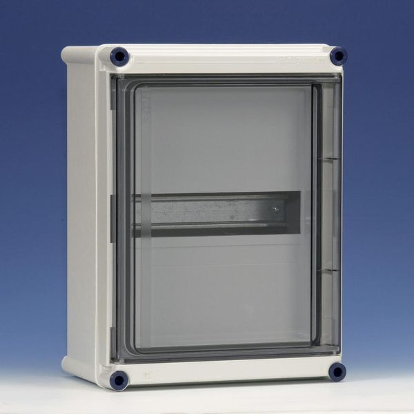 Encl. hinged cover+top head rail 1 slot image 2