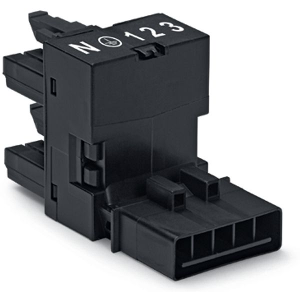 h-distribution connector 5-pole Cod. A black image 4