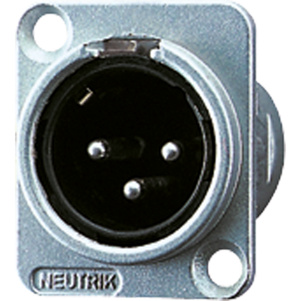 Connector Connector, XLR-Male, 3-pol image 1