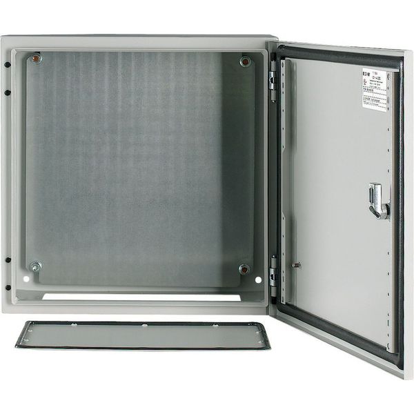 Wall enclosure with mounting plate, HxWxD=400x400x200mm image 5