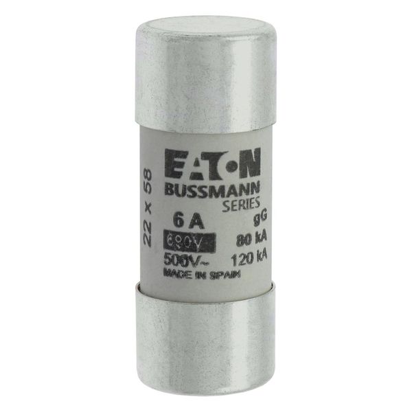 Fuse-link, LV, 6 A, AC 690 V, 22 x 58 mm, gL/gG, IEC image 7