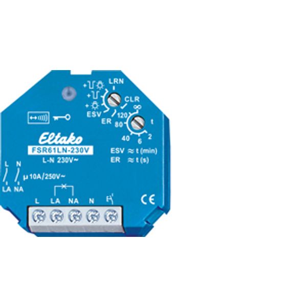 Wireless actuator impulse switch with integr. relay function image 1