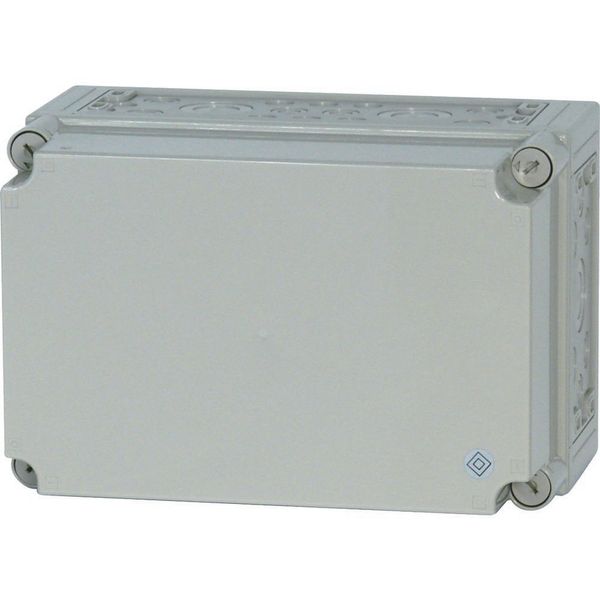 Insulated enclosure, +knockouts, RAL7035, HxWxD=250x375x225mm image 2