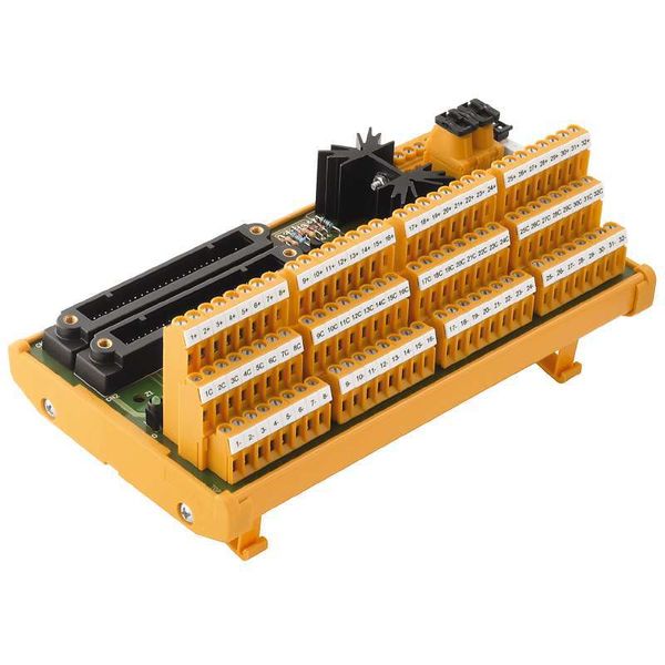 Interface module with terminal, connector, 2 x AKB (50P), 50-pole plug image 1