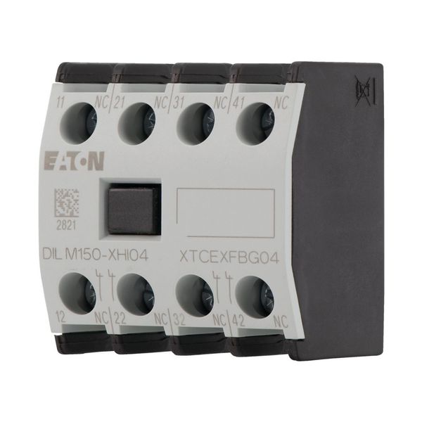 Auxiliary contact module, 4 pole, Ith= 16 A, 4 NC, Front fixing, Screw terminals, DILM40 - DILM170 image 7