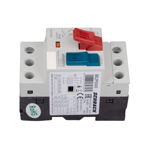 Motor Protection Circuit Breaker BE2 PB, 3-pole, 0,25-0,4A image 6