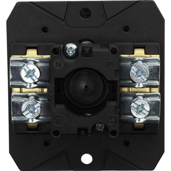 Main switch, T5B, 63 A, flush mounting, 3 contact unit(s), 6 pole, STOP function, With black rotary handle and locking ring, Lockable in the 0 (Off) p image 2