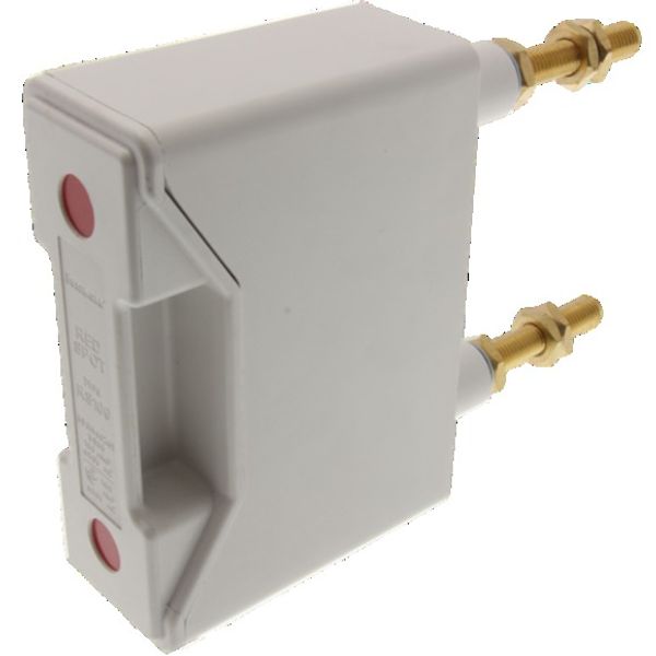 Fuse-holder, LV, 100 A, AC 690 V, BS88/A4, 1P, BS, back stud connected, white image 3