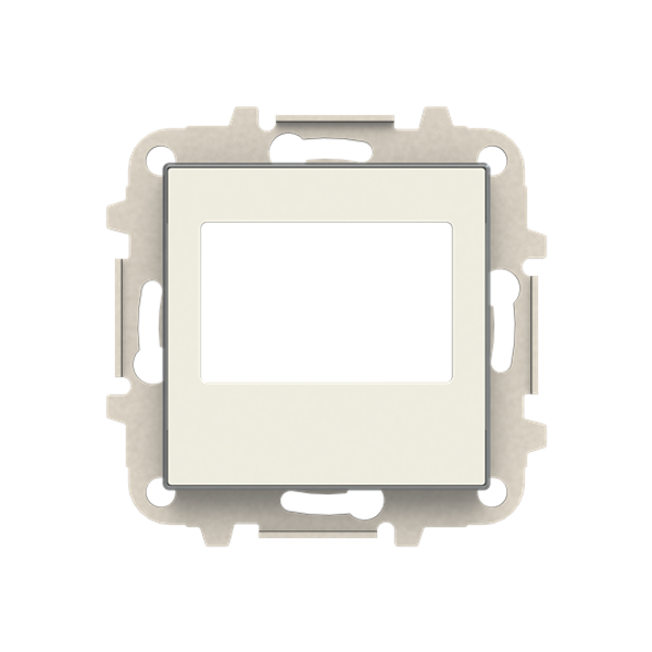 8568 BL Cover plate for radio/remote control modules - Soft White Radio receiver Central cover plate White - Sky Niessen image 1