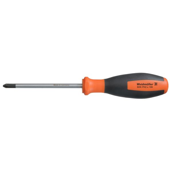 Crosshead screwdriver, Form: Philips, Size: 2, Blade length: 100 mm image 1