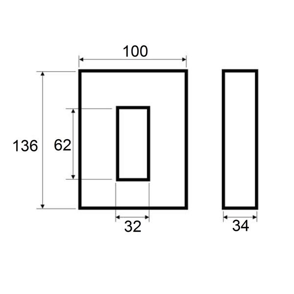 Divisible converter 600/5A, 60x30mm, class 0.5 image 4