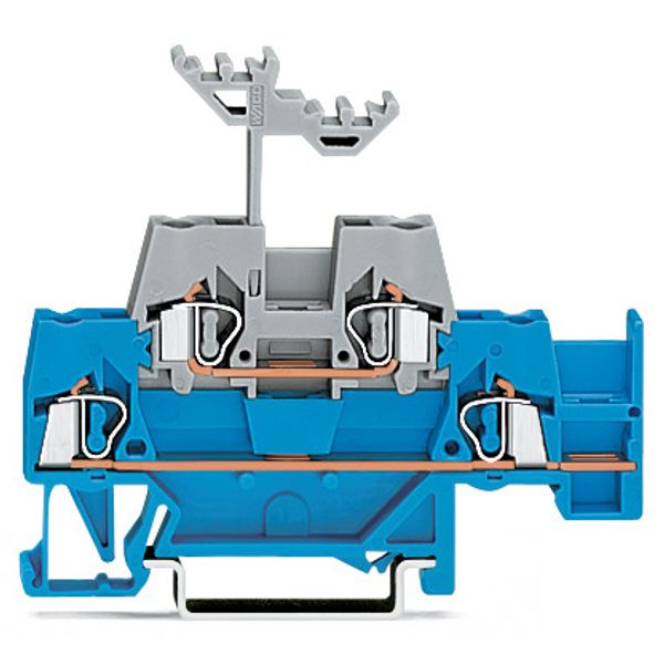 Double-deck terminal block Through/through terminal block with additio image 2