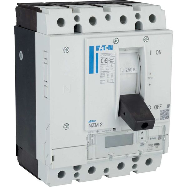 NZM2 PXR25 circuit breaker - integrated energy measurement class 1, 250A, 4p, variable, Screw terminal image 11