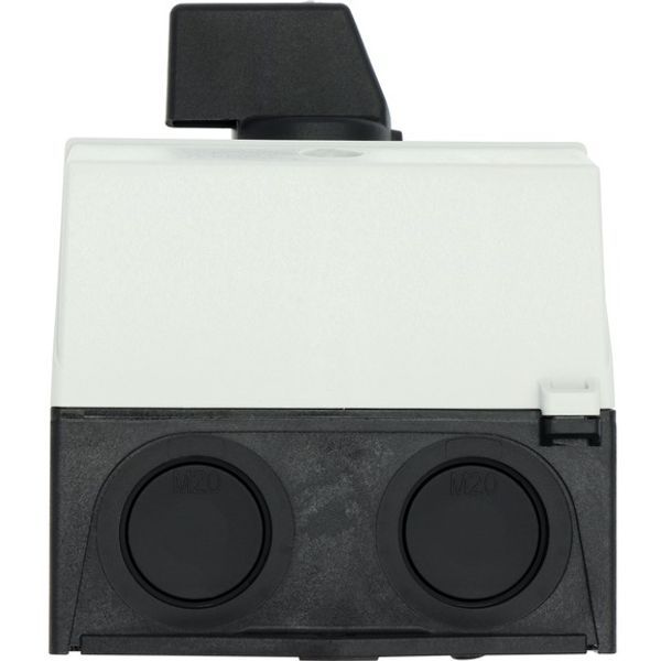 On-Off switch, 3 pole + N, 20 A, 90 °, surface mounting image 13