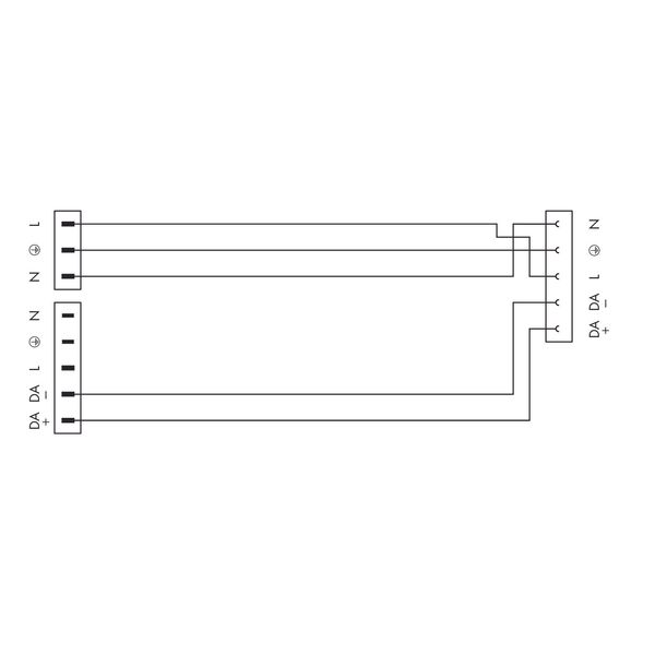 Linect® T-connector 2-pole Cod. L white image 5