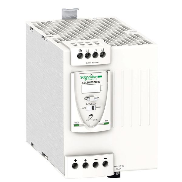 Regulated Switch Power Supply, 3-phase, 380..500V AC, 24V, 20 A image 1