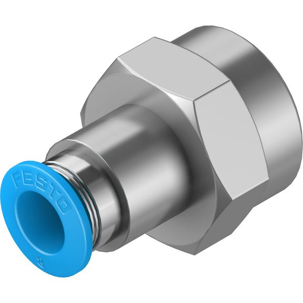 QSF-3/8-8-B Push-in fitting image 1