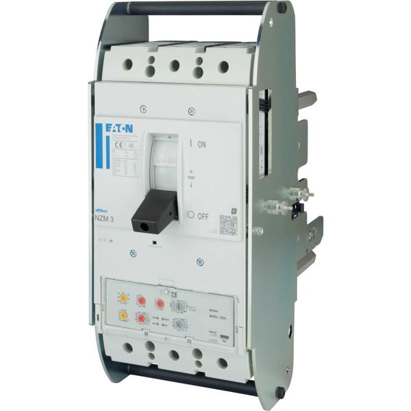 NZM3 PXR20 circuit breaker, 630A, 3p, earth-fault protection, withdrawable unit image 11