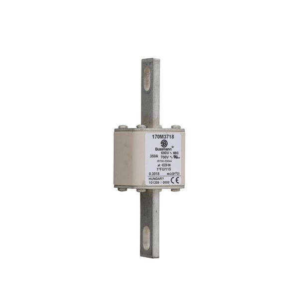 Fuse-link, high speed, 350 A, AC 690 V, compact size 1, 45 x 45 x 148 mm, aR, IEC, UL image 7