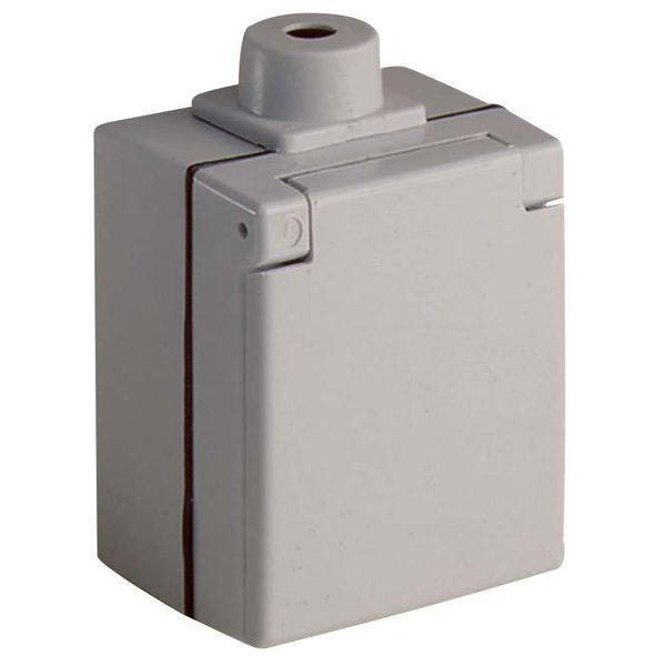 PERILEX surface mounted socket, 16 A, IP44, grey image 1