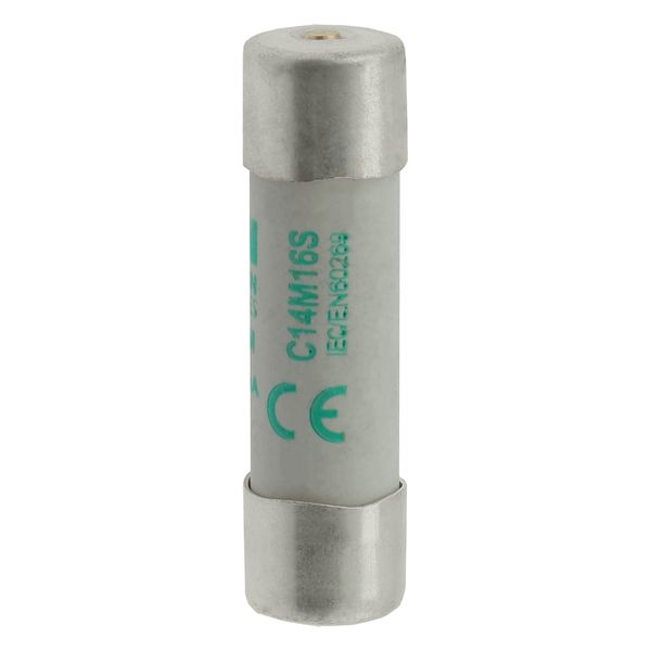 Fuse-link, LV, 16 A, AC 500 V, 14 x 51 mm, aM, IEC, with striker image 18