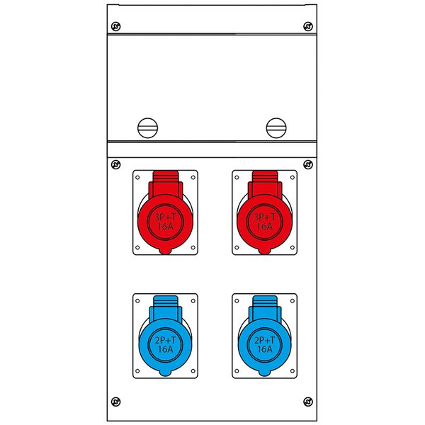 FLUSH-MNT.SOCKET 63A 3P+N+E 6h image 2