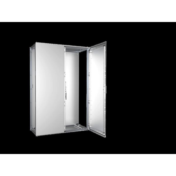 VX Baying enclosure system, WHD: 1200x1800x500 mm, stainless steel, two doors image 2