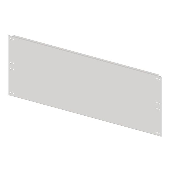 Blind front plate 5B10 in sheet steel image 1
