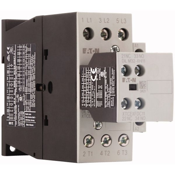 Contactor, 380 V 400 V 7.5 kW, 2 N/O, 1 NC, 230 V 50/60 Hz, AC operation, Screw terminals image 4