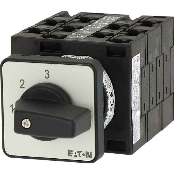 Step switches, T3, 32 A, flush mounting, 5 contact unit(s), Contacts: 9, 45 °, maintained, Without 0 (Off) position, 1-3, Design number 8270 image 29