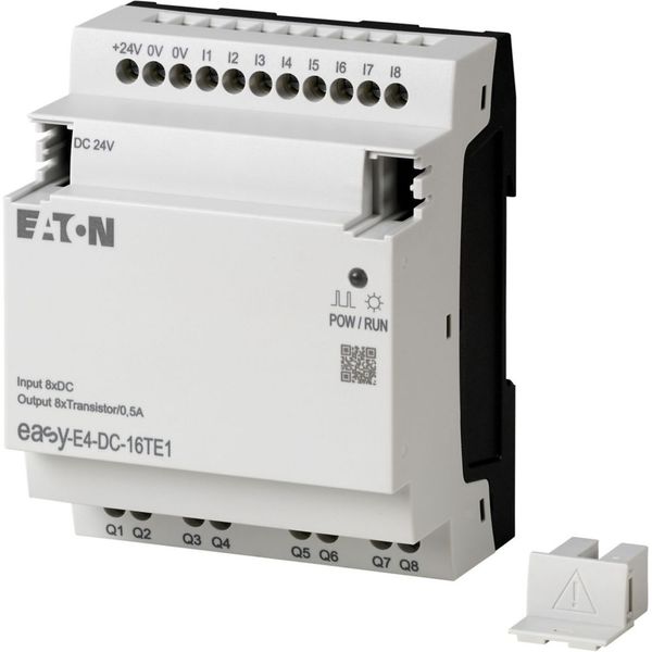 I/O expansion, For use with easyE4, 24 V DC, Inputs expansion (number) digital: 8, screw terminal image 12