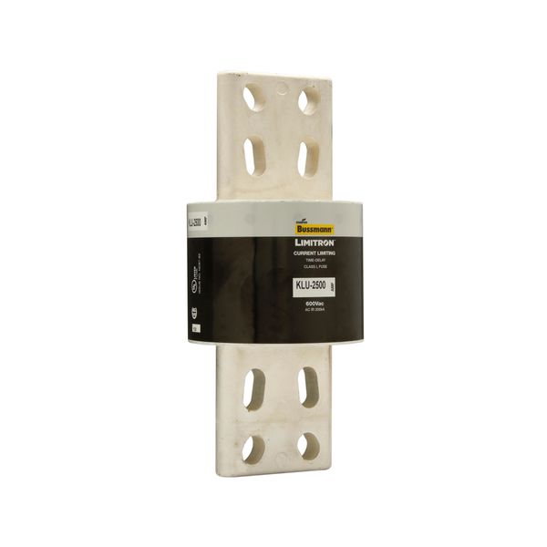 Eaton Bussmann series KLU fuse, 600V, 2500A, 200 kAIC at 600 Vac, Non Indicating, Current-limiting, Time Delay, Bolted blade end X bolted blade end, Class L, Bolt image 8