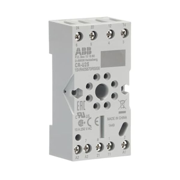 CR-U2S Socket for 2c/o CR-U relay image 6
